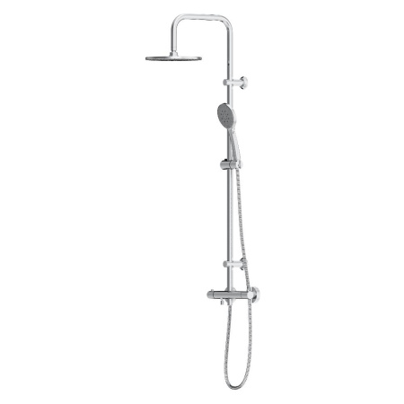 Душевая стойка Dorff Futura D0710500 настенная цвет хром с термостатом