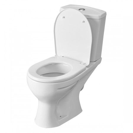 Унитаз-компакт напольный с бачком Santeri Ультра 1P4013S0000BF белый с сиденьем каскадный смыв