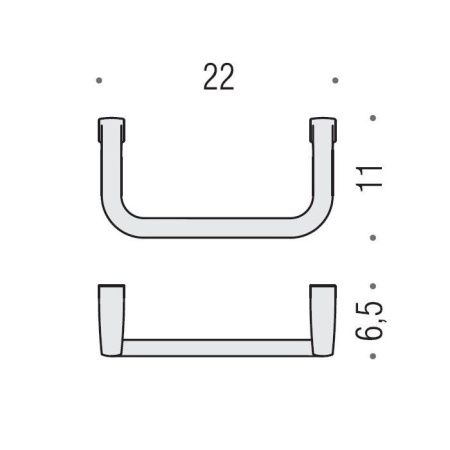 Полотенцедержатель Colombo Lulu B6231.CR
