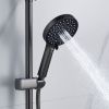 Душевая стойка Shevanik S4726T настенная цвет оружейная сталь