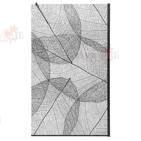 Душевая перегородка AvaCan MB120 120х200 стекло с рисунком профиль черный