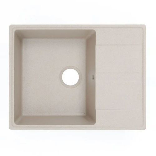 Кухонная мойка Grandex Aqua 600313 65х50 цвет бежевый поверхность матовая - фото 4