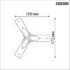 Соединитель гибкий T-образный Novotech Konst (Конст) 359380