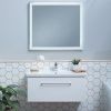 Тумба под раковину Dreja Big Inn 77.0205W 100х50 подвесная цвет белый