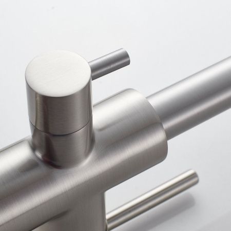 Смеситель для кухни Shevanik S328L на мойку сатин