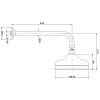 Верхний душ Nicolazzi Doccia 5702CR20 хром