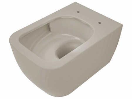 Чаша унитаза подвесная Scarabeo Teorema 2.0 5126/TW B52 цвет светло-серый без сиденья безободковая смыв торнадо