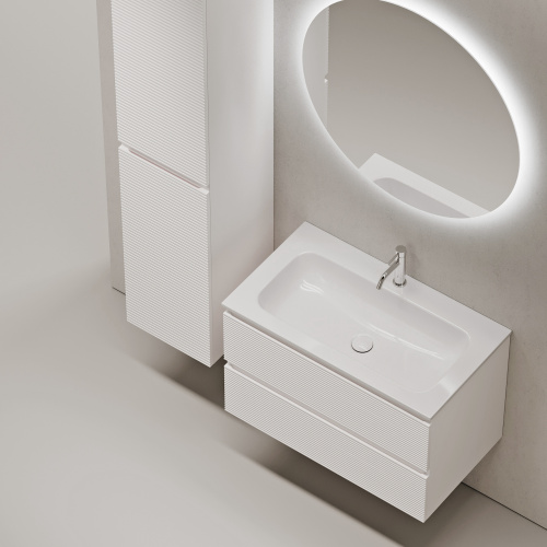 Тумба под раковину Sancos FOLK FL80W 79х44,5х50 настенная - фото 4
