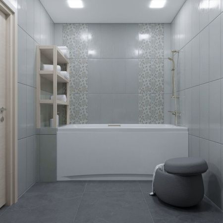 Ванна акриловая Тритон Алекса Щ0000049164 170х75 пристенная прямоугольная без каркаса с ручками