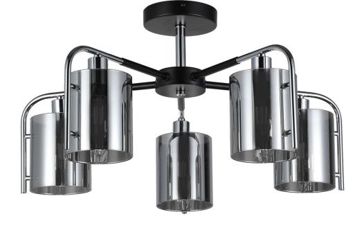 Люстра на штанге Escada Elegant (Елегант) 671/5P Chrome - фото 2