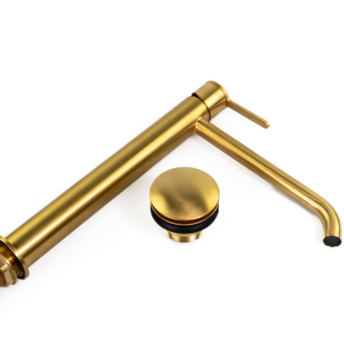 Смесители Emmevi Filobrass 85003BIG/ORS на столешницу золото брашированное - фото 3