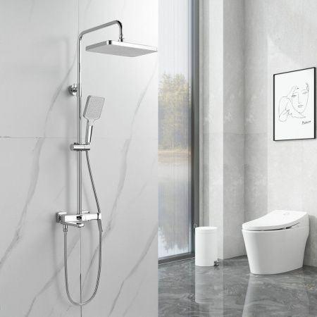 Душевая стойка Raffine F3699 настенная цвет хром