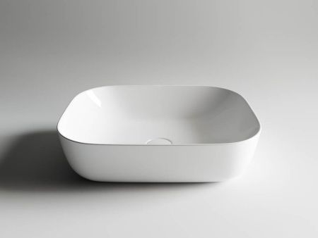 Раковина из сантехнического фарфора Ceramica Nova ELEMENT CN6008 50х40 накладная цвет белый без отверстий под смеситель