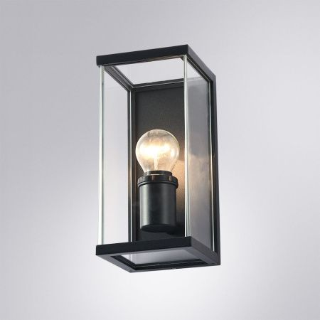 Уличный настенный светильник Arte Lamp Pot (Пот) A1631AL-1BK