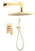 Душевая стойка Webert PE890103010 настенная цвет золото