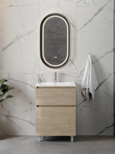 Тумба с раковиной Teymi Laina F16048 60х46х50 напольная - фото 3