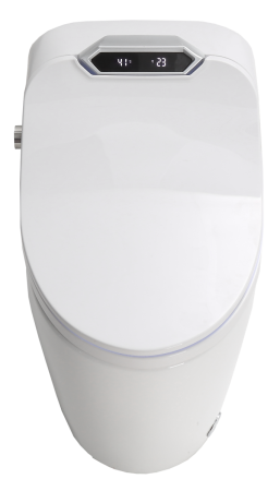 Электронный унитаз-биде напольный Timo TE-731 белый с сиденьем микролифт безободковый каскадный смыв