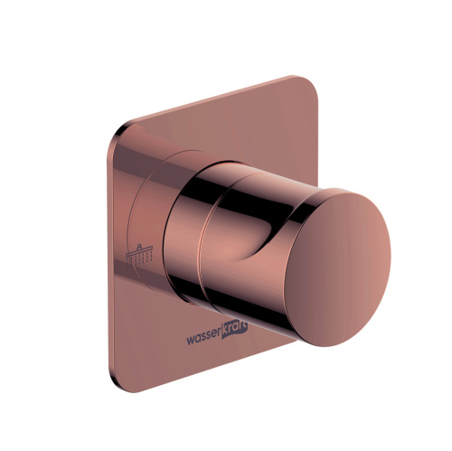 Переключатель на 2 выхода WasserKRAFT Asphe 7700 A287 встраиваемый золото розовое - фото 2