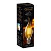 Лампа светодиодная филаментная Volpe LED-CW35-5W/AMBER/E14/VLF