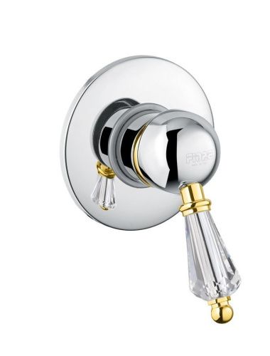 Смеситель для ванны и душа Fiore 82CO5130 встраиваемый в стену хром/золото - фото 2