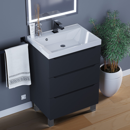 Тумба под раковину Uperwood Tanos 291020332 60х45х77 напольная - фото 5