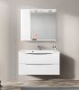 Зеркало-шкаф BelBagno Fly-Marino MARINO-SPC-900/750-1A-BL-P-L 90х80 подвесной цвет белый