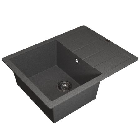 Кухонная мойка Uperwood Quartz Premium UPD-03 3910202110 65х50 цвет серый поверхность матовая