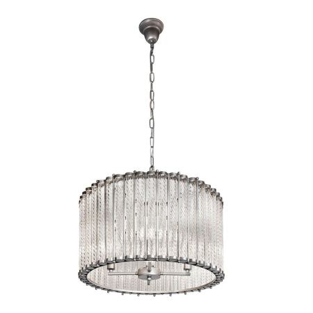 Люстра подвесная iLamp Manhattan (Манхаттан) MD0266-4B Silver