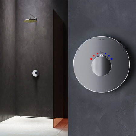 Смеситель для душа Am.Pm Like F8075500 встраиваемый в стену хром с термостатом