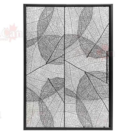 Душевая дверь AvaCan FB140MT 160х195 стекло матовое профиль черный