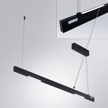 Линейный подвесной светильник Arte Lamp Lao (Лао) A2189SP-1BK