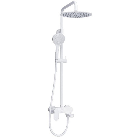 Душевая стойка WasserKRAFT Mindel 8500 A185.257.155.WM настенная цвет белый Душевая стойка WasserKRAFT Mindel 8500 A185.257.155.WM настенная цвет белый