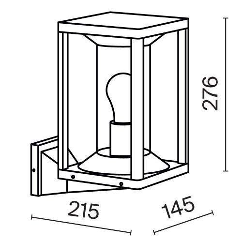 Бра Maytoni Outdoor Cell O452WL-01GF - фото 2