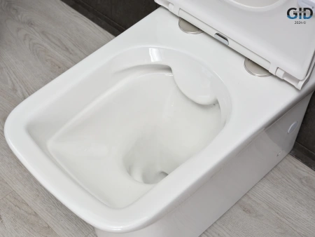 Унитаз напольный с бачком Gid Concavo Tn2125 (62245Y) белый с сиденьем микролифт безободковый