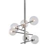 Люстра на штанге Delight Collection Globe Mobile (Глобе Мобиле) MX19009070-6A chrome