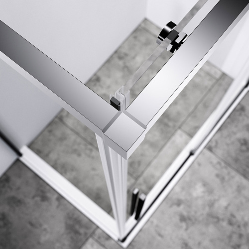 Душевой уголок Vincea Slim-N VSR-4SN9012CL 120х90 стекло прозрачное профиль хром глянцевый - фото 4