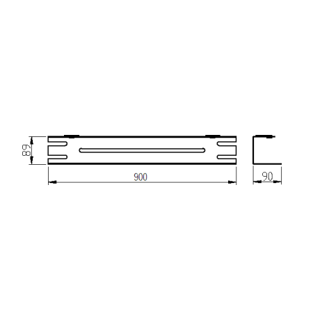 Полка Boheme Free 10967-90-MW
