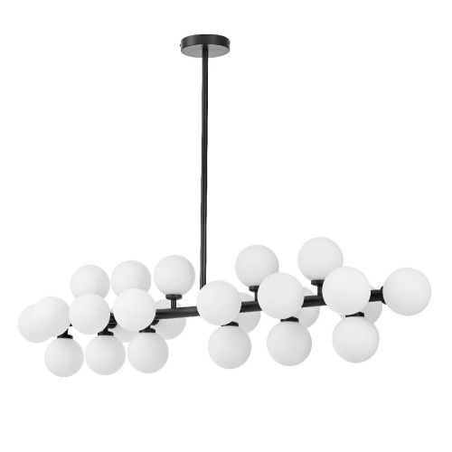 Люстра на штанге Lumina Deco Marsiada (Марсиада) LDP 6033-24 BK - фото 2