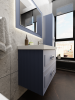 Тумба с раковиной La Fenice Cubo TWIN NFNC-01-CUB-BG-90-2-3-90-2R 100х50 подвесная цвет синий