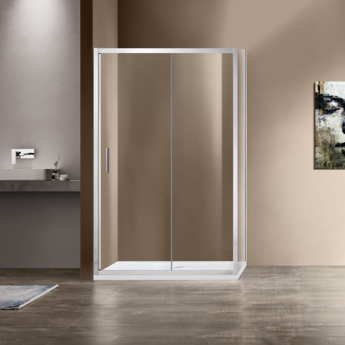 Душевой уголок Vincea Garda VSR-1G1014CL 140х100 стекло прозрачное профиль хром глянцевый