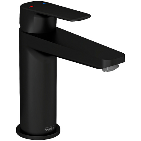 Смеситель Teska QUARS E5618 на раковину черный без термостата
