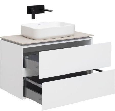 Тумба под раковину Allen Brau Infinity 1.21001.WM 80х50 подвесная цвет белый