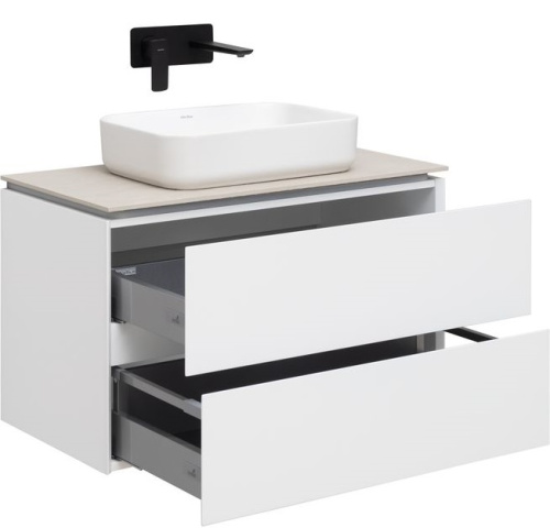 Тумба под раковину Allen Brau Infinity 1.21001.WM 84х46х51 подвесная цвет белый - фото 5