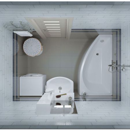 Ванна акриловая Тритон Бэлла Н0000020161 140х75 пристенная асимметричная без каркаса