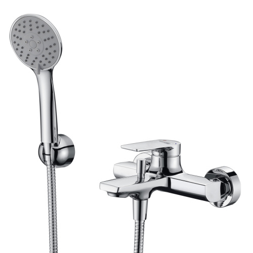 Смеситель для ванны и душа WasserKRAFT Lopau 3200 3201 настенный хром - фото 3