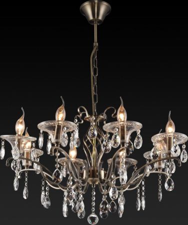 Люстра подвесная Toplight Zoe Bronze (Зое Бронзе) TL7220D-08AB