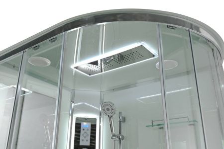 Душевая кабина AvaCan A A2812LLED 120х80 асимметричная с крышей ориентация левая