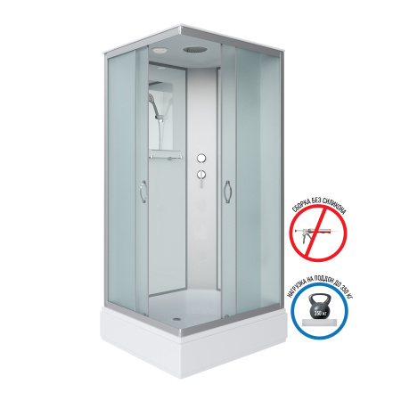 Душевая кабина Niagara Classic 339744Q 90х70 прямоугольная с крышей ориентация универсальная