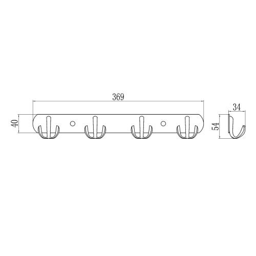 Крючок Savol S-002254 - фото 3