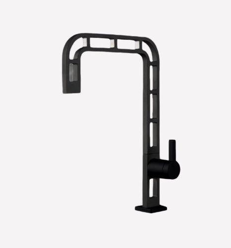 Смеситель для кухни Webert ON921202560 на мойку черный - фото 2